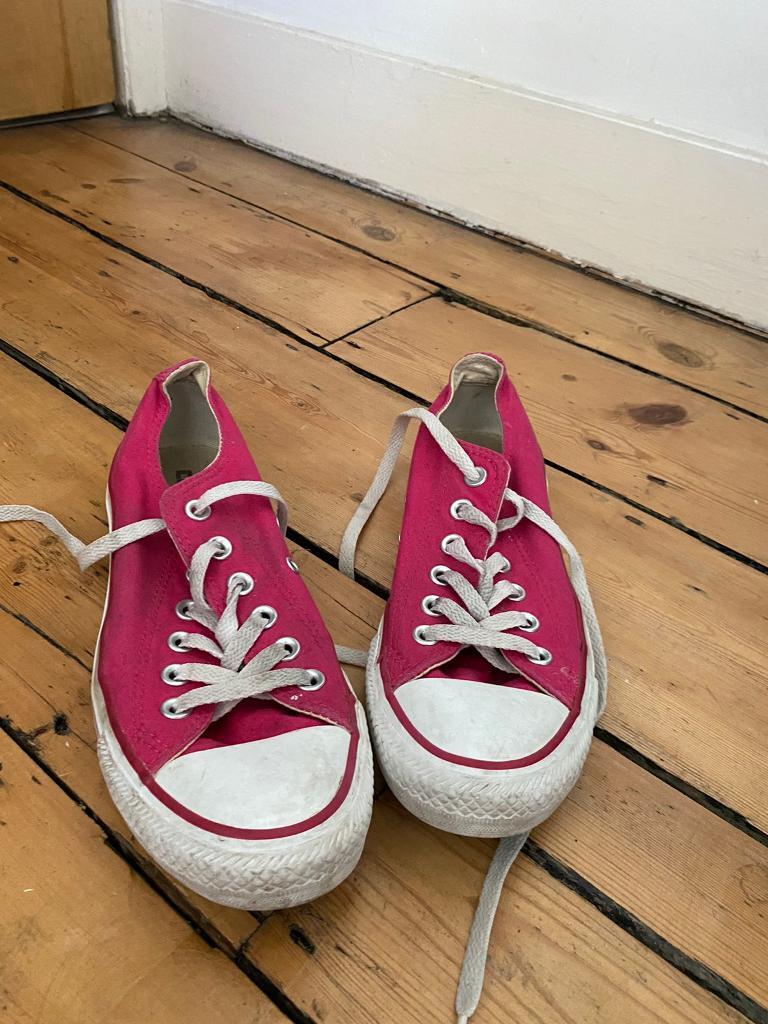 pink converse size 5